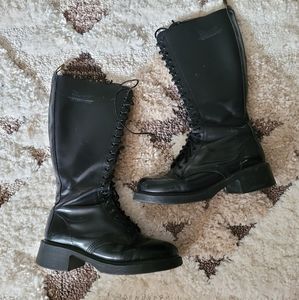 Dr. Martens Vintage 90's Black 20 Hole Eyelet Knee Boots sz. 10 Men's 8